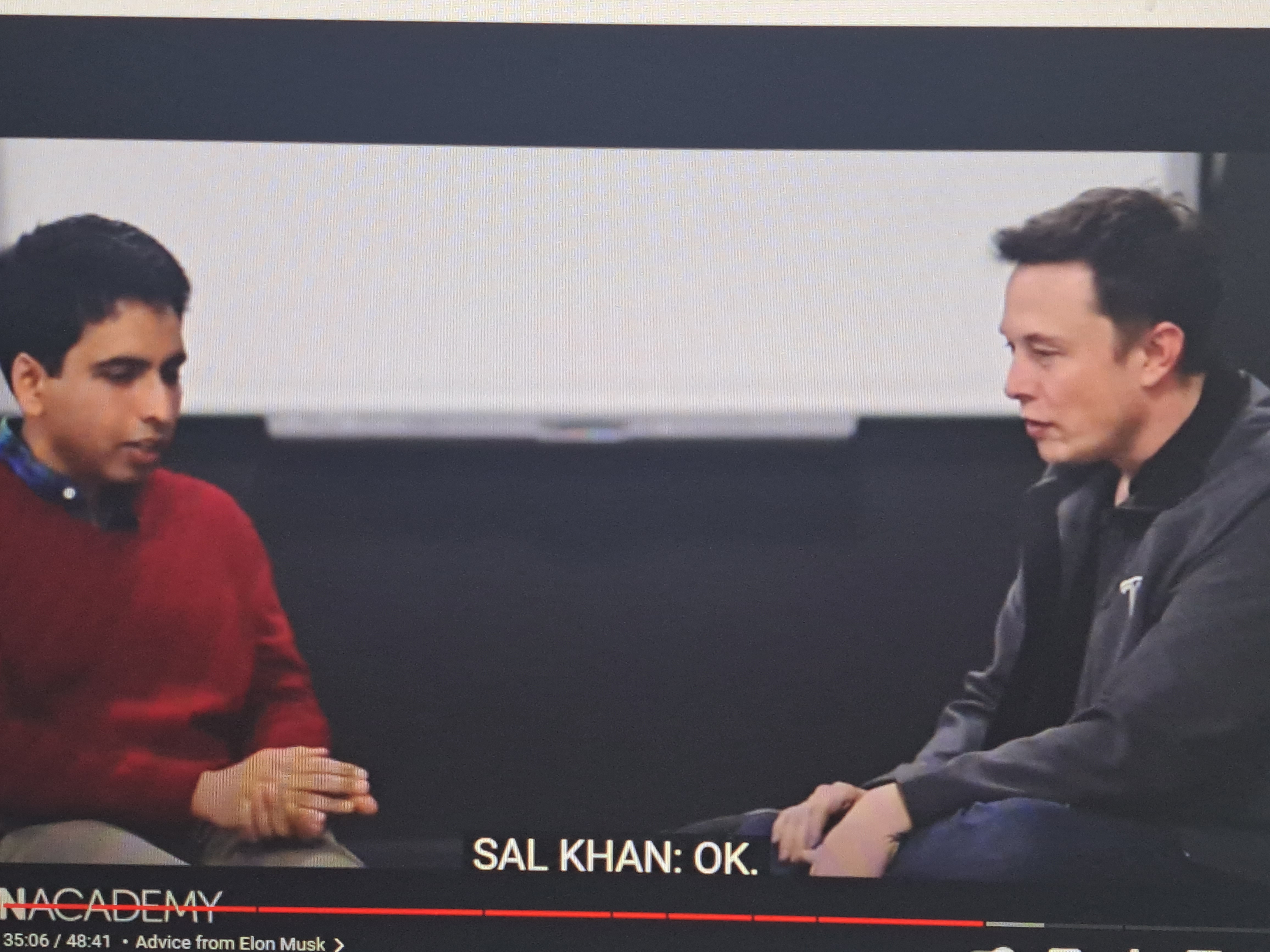 Elon Musk on the Kahn Academy Approach